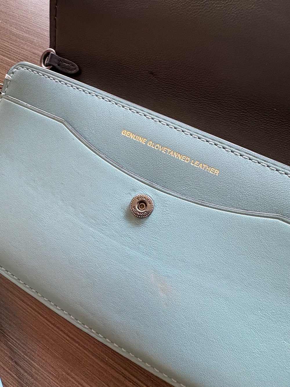 Coach 1941 Blue Clutch Wristlet - Picture 9 of 13